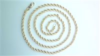 Halskette CATENAME in Gelbgold TORCHON 50 CM PI S/Z 4.7 G
